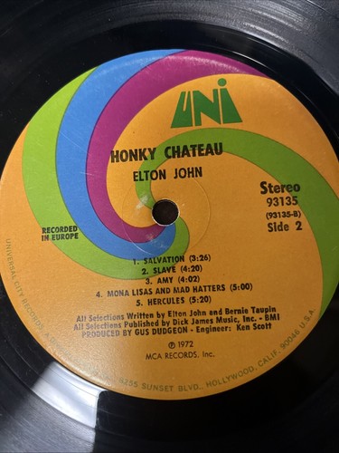 Honky Chateau Elton John 1972 - Picture 12 of 12