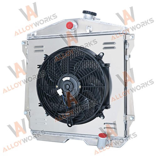 3Row Radiator Shroud Fan For 43-1948 Chevrolet Fleetline FleetMaster Stylemaster - Picture 5 of 13
