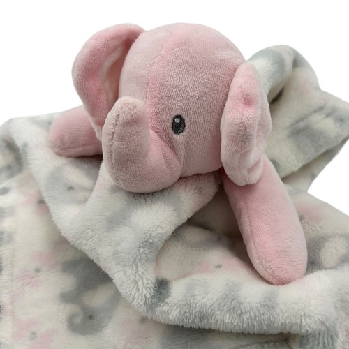 Pink Elephant Baby Lovey Plush Circus Zoo Blankets & Beyond Stuffed Animal - Picture 3 of 8
