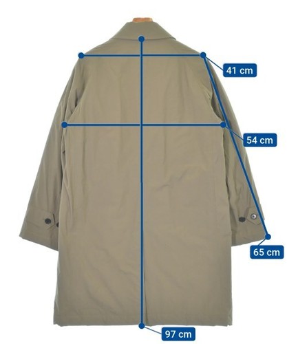 B MING LIFE STORE by BEAMS Balmacaan Coats Khaki M 2200547214016 - Picture 8 of 8