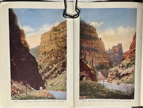 Vintage Postcard In the Clouds Royal Gorge Colorado Antique Rare Souvenir Folder - Picture 16 of 16