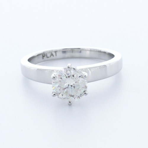 Klassischer Solitär-Verlobungsring 2,53 kt H SI2 runder natürlicher Diamant Weißgold - Bild 1 von 16