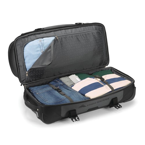 High Sierra 34 in Drop Bottom Wheeled Duffel Bag w/Handle, Mercury (Open Box) - Picture 5 of 12