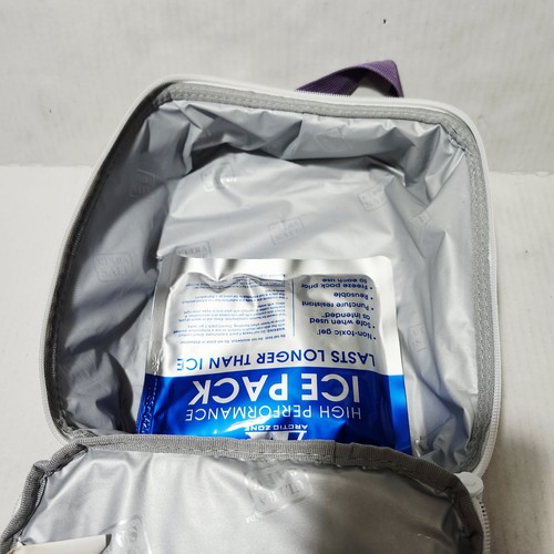 Arctic Zone lila isolierte Brotzeittasche mit Fronttasche mit Eisbeutel - Bild 14 von 24