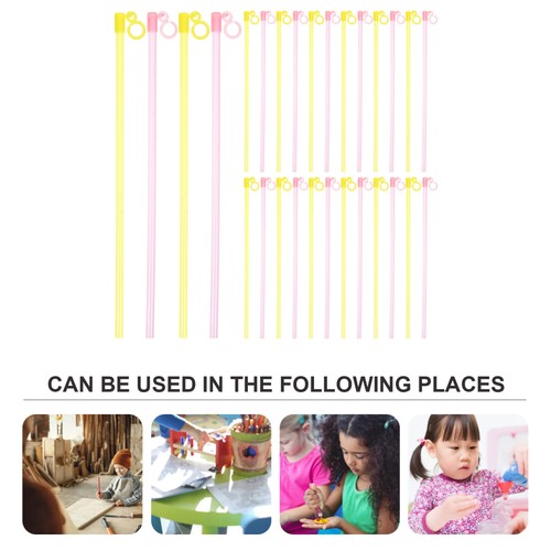 50pcs Lantern Sticks Handheld Lantern Sticks Paper Poles Plastic Lanterns Stick - Picture 4 of 12
