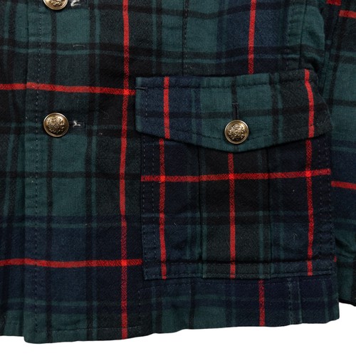 Vintage Comme Des Garçons Tricot Button Up Tartan Jacket Womens Size S - Picture 7 of 8