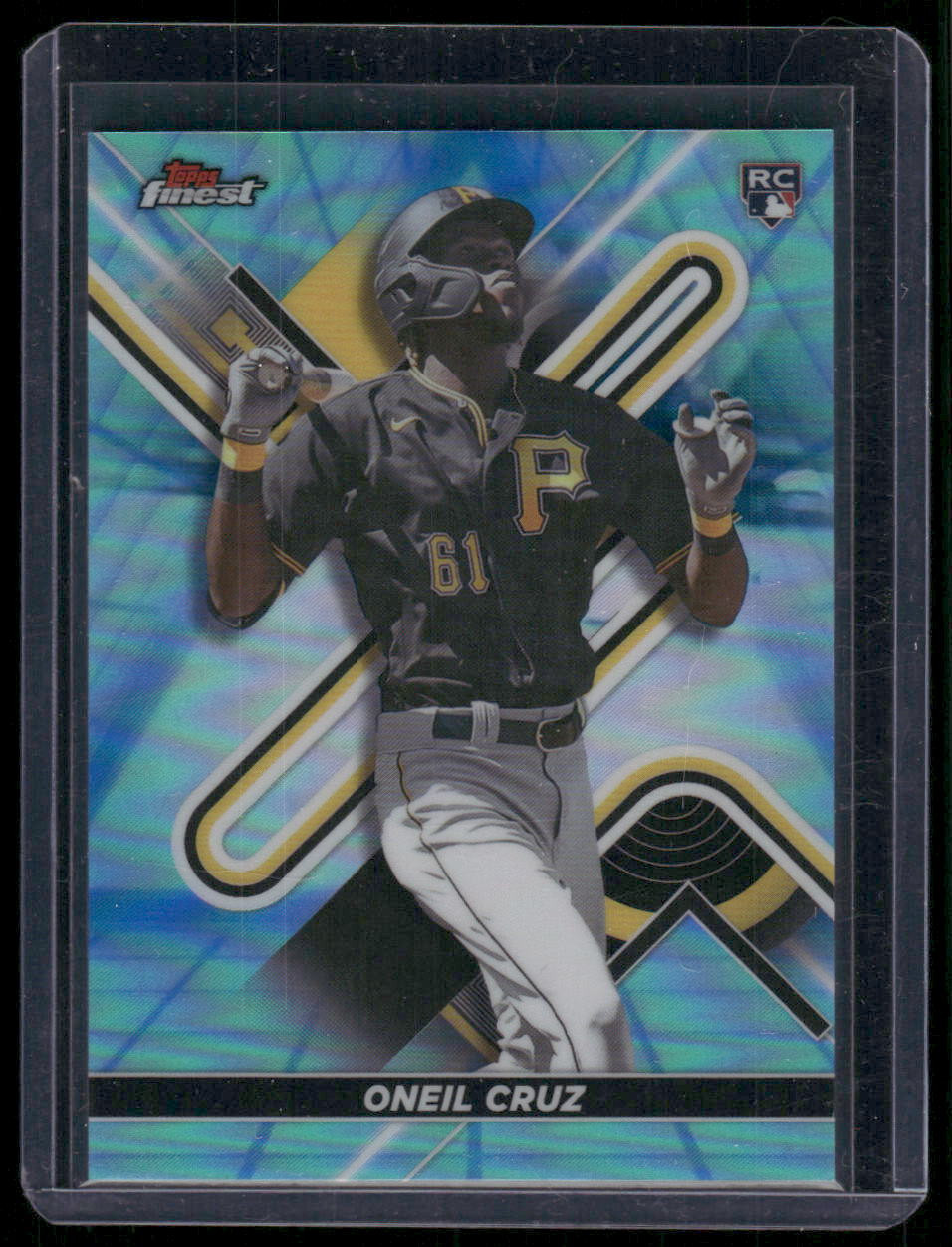 2022 Finest #16 Oneil Cruz Blue / Aqua Vapor Refractors #/250