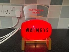 Vintage Watney Beer Keg,light Up Bar sign, pump font. Rewired and PAT tested.