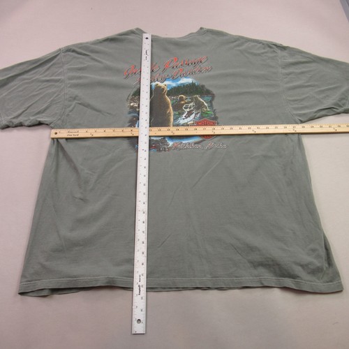 Harley Davidson Shirt Mens 3XL Short Sleeve Crew Neck Gray Ketchikan Alaska - Picture 8 of 10