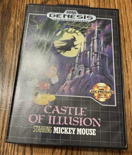 Castle Of Illusion (Sega Genesis, 1990) Complete in Box CIB