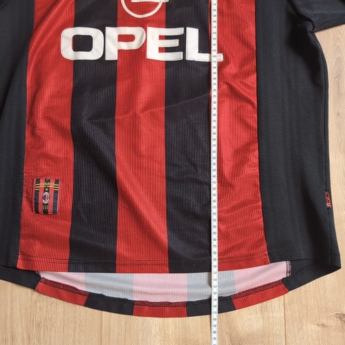 Adidas AC Milan Mailand Trikot 2000-02 rot-schwarz Gr. L- XL | Heim Vintage OPEL - Bild 12 von 13