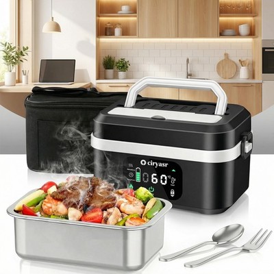 Cordless Electric Lunch Box, 1.35 L Battery Powered Heated Lunch Box,Portable,d