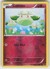Cottonee Reverse Holo Common XY - Fates Collide 70/124 Pokemon
