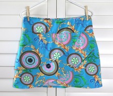 IBKUL 98 Paisley Print Stretch Golf Athletic Skirt Shorts Skort Size Small