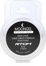 RTOM Moongel Drum Damper Pads - Blue 6-pack 6-pack Bundle