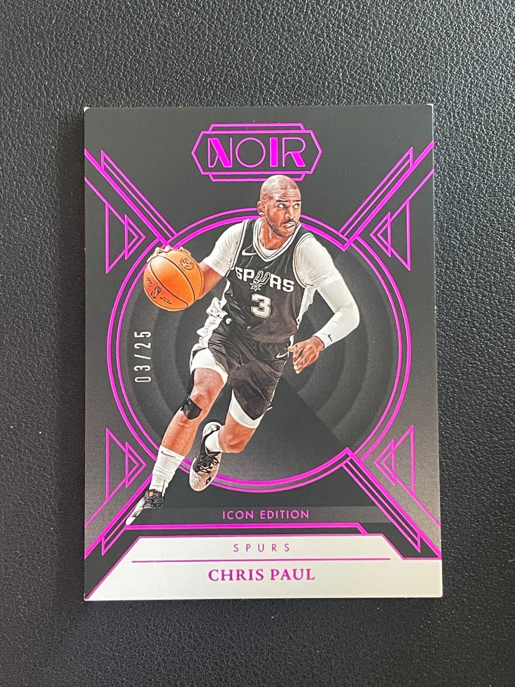 Chris Paul 2024-25 Panini Noir Icon Edition Pink 03/25 #115