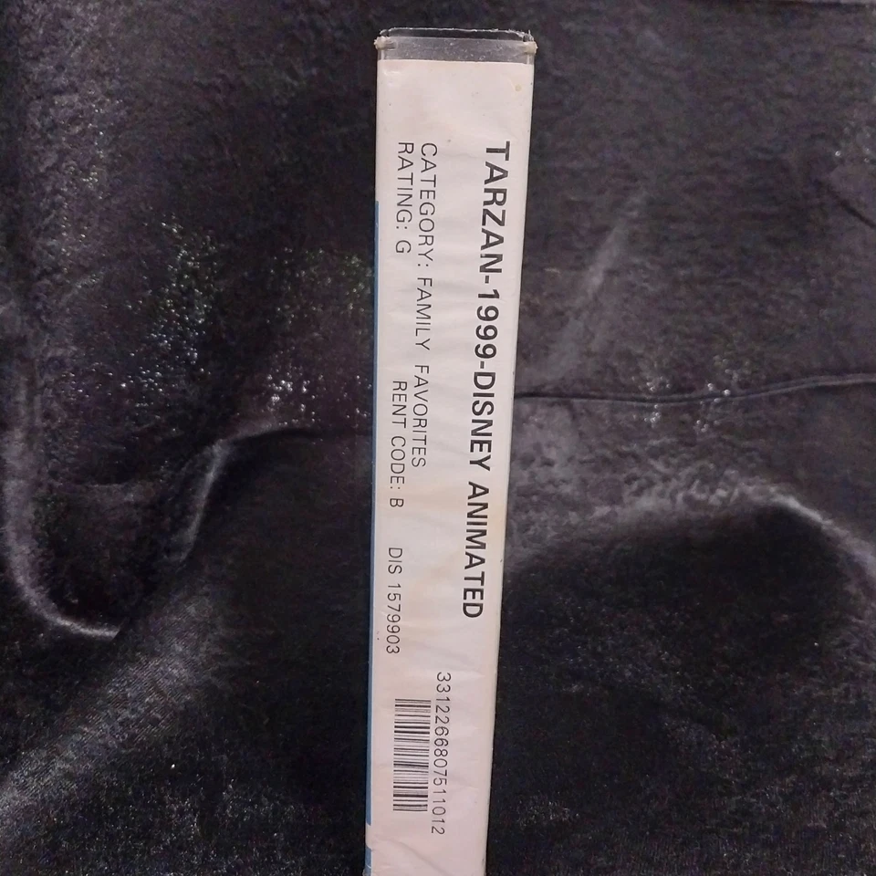 Blockbuster Video VHS Rental Case & Tape Disneys Tarzan 1 week Rental RARE - Image 4 of 4