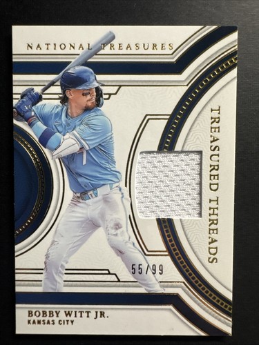 2024 Panini National Treasures Baseball Bobby Witt Jr. JERSEY RELIC 55/99 - KC