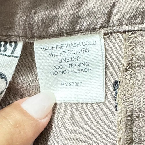 Barneys New York CO-OP Matrosenhose mit Knöpfen gerades Bein beige Damen 4 - Bild 5 von 9