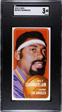 1970-71 Topps Wilt Chamberlain #50 Lakers SGC 3 JUST GRADED HOF Lakers