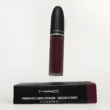 MAC Powder Kiss Liquid Lipcolour Lipstick  983 BURNING LOVE  NEW  Retail 28 