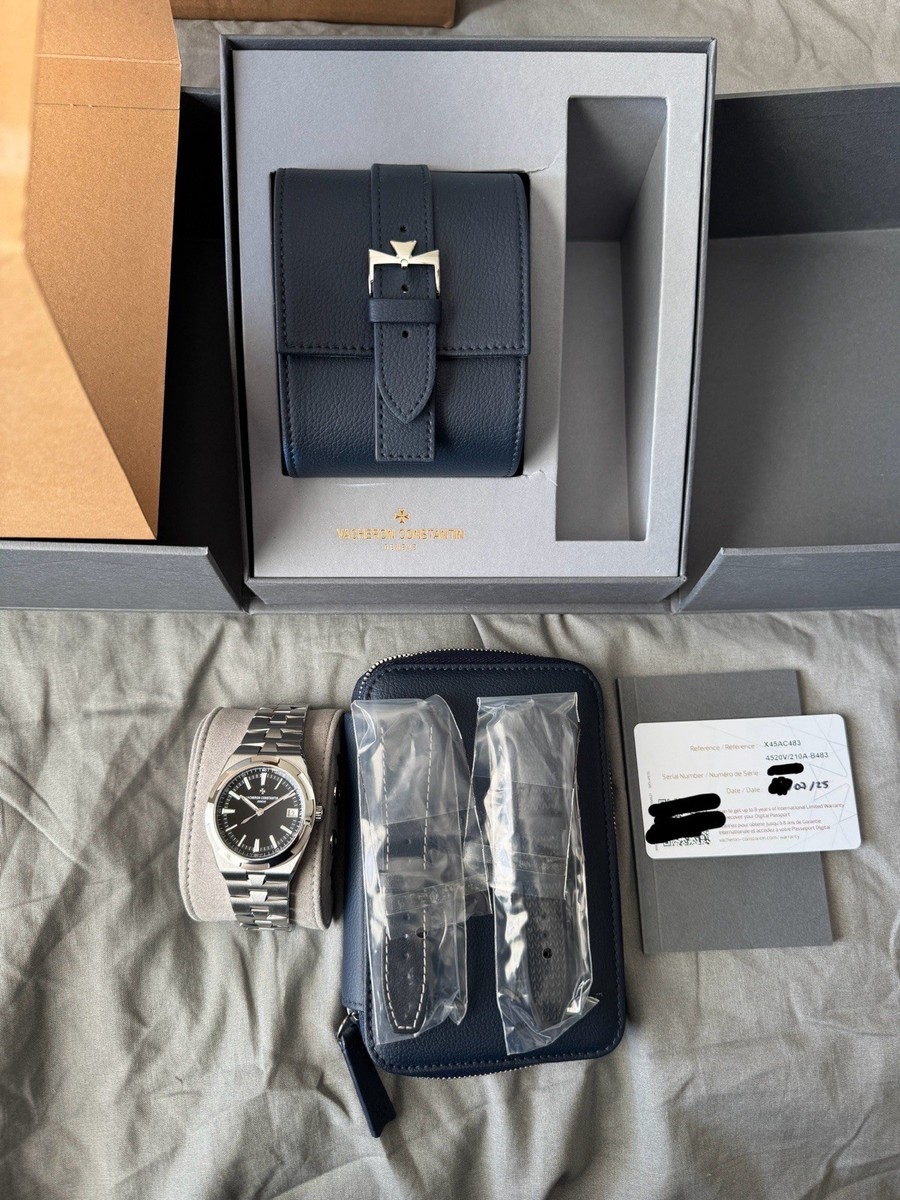2025 Vacheron Constantin Overseas BLACK Dial 41mm Stainless