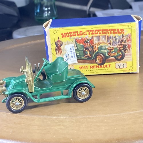 Matchbox Models of Yesteryear Y2 1911 Renault Lesney w/ Box No Red Seat - Picture 13 of 13