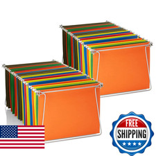 Officemate Hanging File Frames Letter Size Rails fits 24 to 27 Files Cabinet Ste