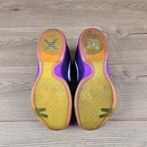 Nike Kobe 10 Elite Low Draft Pick Opening Night Herren Größe UK 9,5 lila 2015 - Bild 12 von 12