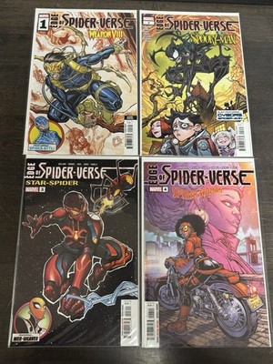 Marvel Comics 2024 Edge of Spider-Verse #1-4 Complete Series Main Cover Set New