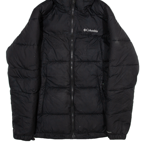 COLUMBIA Insulated Womens Puffer Jacket Black Hooded S - Picture 5 of 6