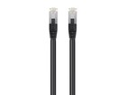 Monoprice Cat6 PoE Ethernet Patch Cable - 3 Feet - Black, 600V, Shielded RJ45,