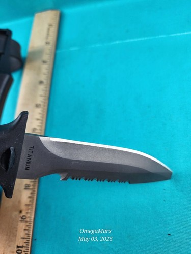 XS Scuba Neuro Knife Titanium #10 Looks/feels brand new - Picture 4 of 9