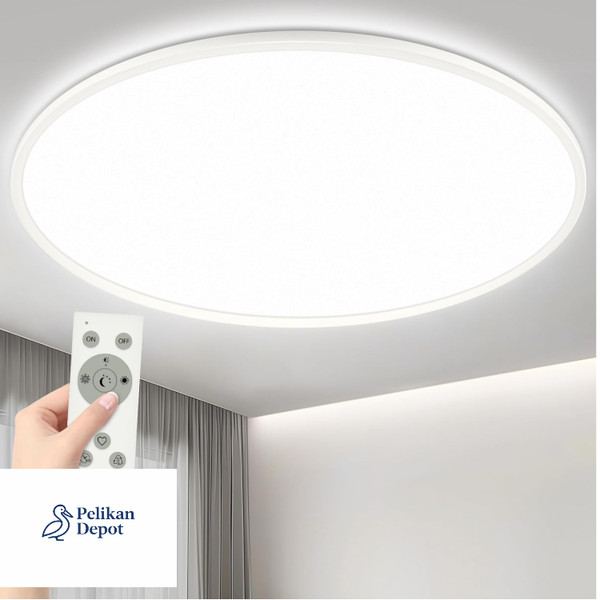 LED Deckenleuchte 50W Dimmbar Fernbedienung Ø60CM-image
