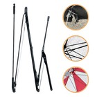 2 Sets Umbrella Ribs Repair Parts Folding Umbrella Repair Accessories Black