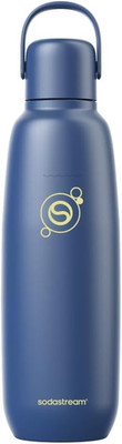Sodastream Fizz & Go Edelstahl, 0,9 L Doppelwandige, Isolierte Sprudlerflaschen,