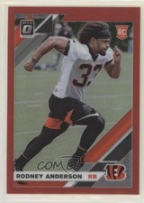 2019 Panini Donruss Optic Rookies Red Prizm 19/99 Rodney Anderson #134 0eo6
