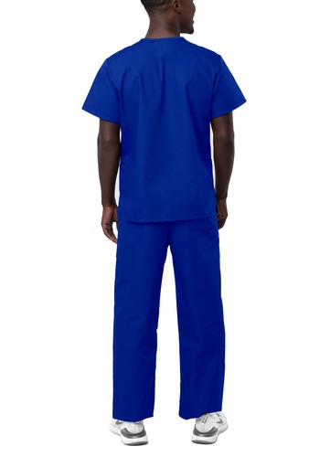Adar Men Workwear Medical Nursing Doctor Uniform Scrub Set Uniform Shirt & Pants - Picture 58 of 161