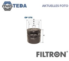 OP576 MOTOR ÖLFILTER FILTRON FÜR KUBOTA SERIES-M 6040,7040 48KW,54KW