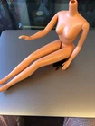 Vintage Mattel Barbie doll body 1966 no head twists at waist. 10" w/o head