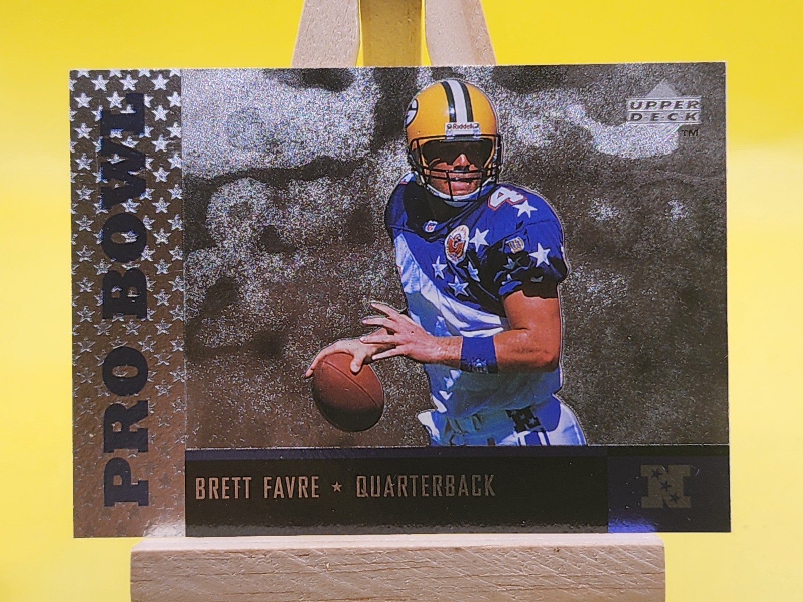 1996 Upper Deck Pro Bowl Brett Favre Foil Insert Card #PB2 Green Bay Packers