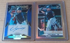 Luis Urias Rookie Auto Lot Prizm Optic Topps Chrome Sepia Refractor Padres 2019