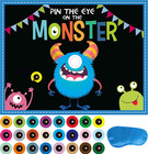 Halloween Games Kids - Pin the Eye on the Monster Halloween Party Decorations Gm