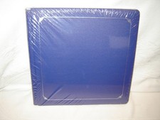 SEALED Creative Memories 12x12 Album Sapphire Blue Silver Foil Trim White Pages