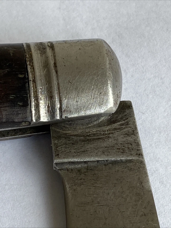 🔥🔥 Faca utilitária vintage Remington UMC Jack 1922–1940 4” alças de madeira - Imagem 4 de 4