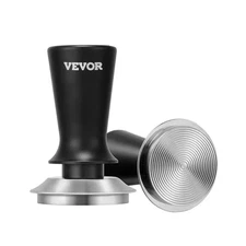 Espresso Tamper 51Mm, 0 Cup Black Espresso Machine with Spring Loaded Coffee Tam