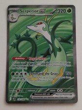 Serperior 156/086 Pokemon Scarlet & Violet Black Bolt Full Art Ultra Rare NM