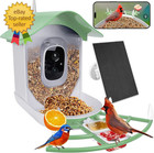 Smart Bird Feeder with Camera Solar Powered Ai Identify Species 2K HD Video