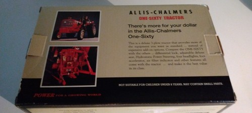 Allis Chalmers One -Sixty 1/16 Resin Orange Spectacular 160 Edition Preown - Picture 4 of 4