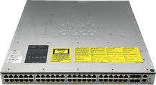 CISCO WS-C3560X-48P-S 48 PORT GIGABIT PoE ETHERNET SWTICH - FACTORY RESET